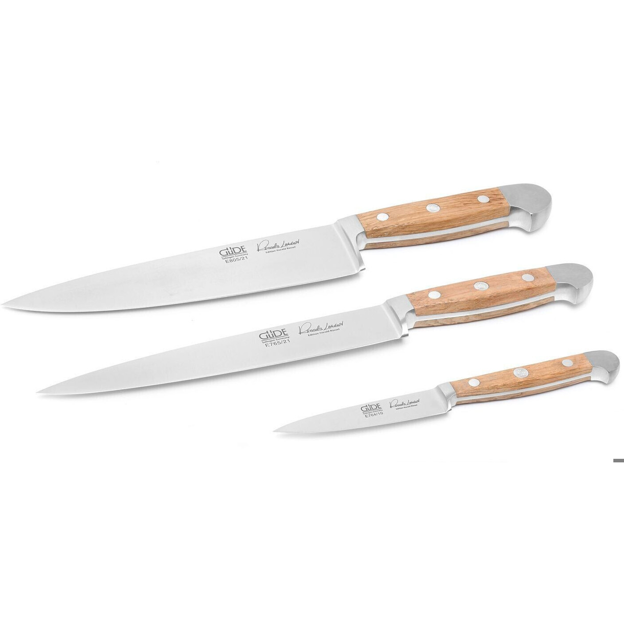 Güde Alpha Fasseiche 3-teiliges Messerset Güde Alpha Fasseiche 3-teiliges Messerset