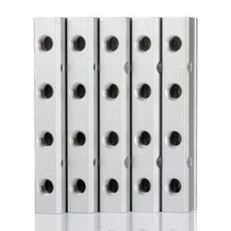 Ventilverteiler - 2x G3/8 Buchse, 4x G1/4 Buchse, Aluminium, REACH-konform (1907/2006), PED 2014/68/UE
