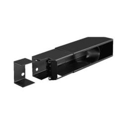 Luftkanal für seitliche Luftführung | 2 HE | tiefenverstellbar 275-418 mm Luftkanal für seitliche Luftführung | 2 HE | tiefenverstellbar 275-418 mm