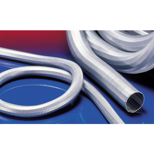 Hochtemperatur-Metallschlauch Ø 50mm - 10m, schwerentflammbar (bis +400°C) Hochtemperatur-Metallschlauch Ø 50mm - 10m, schwerentflammbar (bis +400°C)