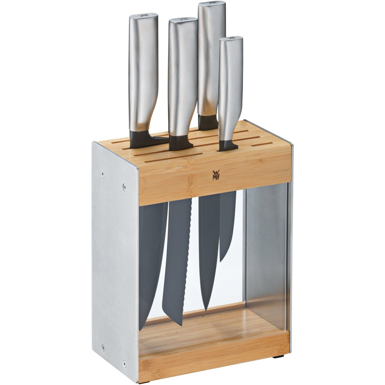 WMF Ultimate Schwarz 5-teiliges Messer-Set mit Messerblock WMF Ultimate Schwarz 5-teiliges Messer-Set mit Messerblock
