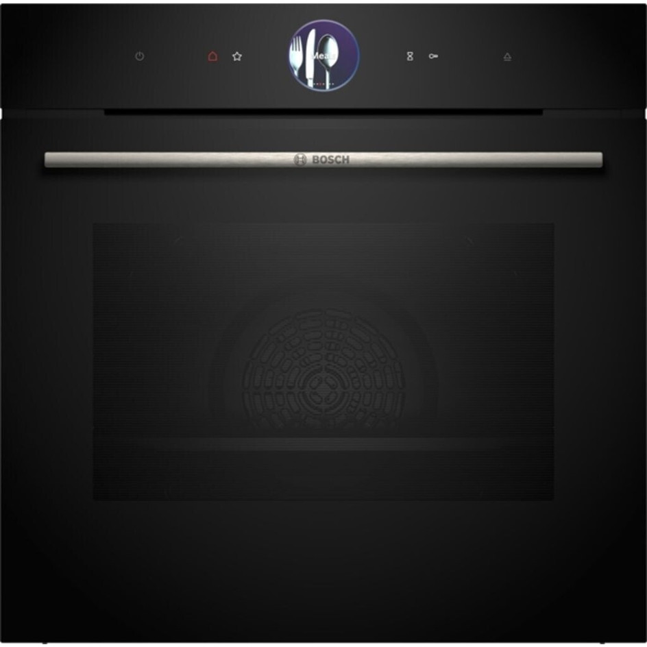 Bosch Selbstreinigender Einbaubackofen HRG7764B1 - 71 Liter, Edelstahl, Multifunktionaler Backofen