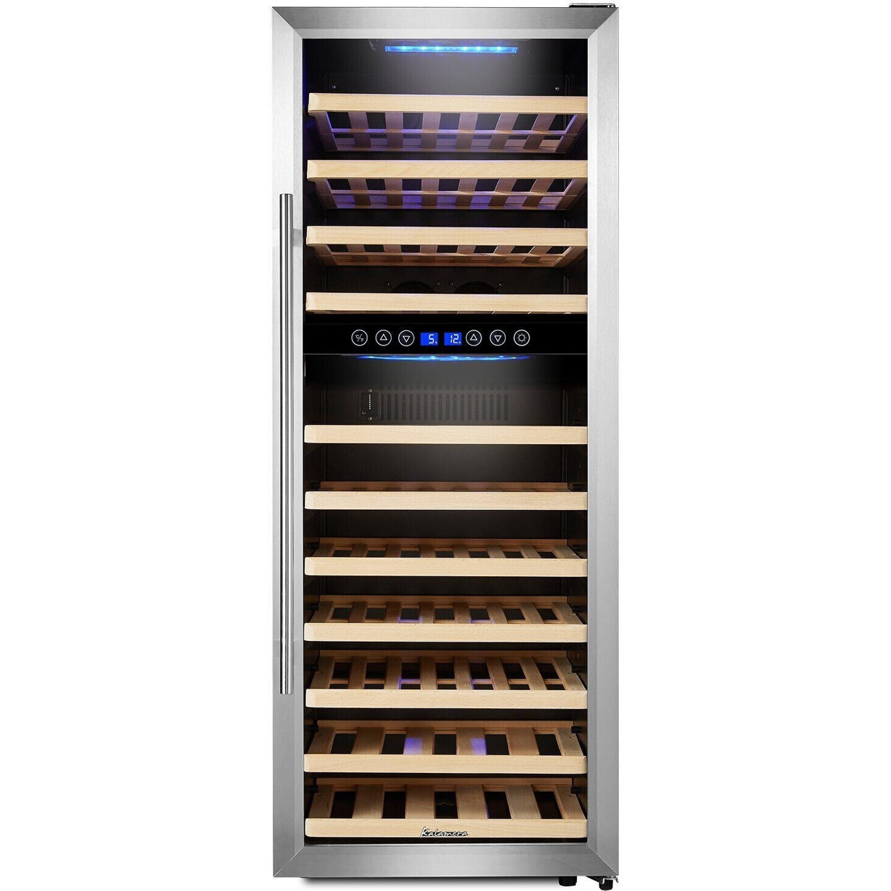 Kalamera KRC-73BSS Weinkühlschrank - Elegante Kühlung für Ihren Wein