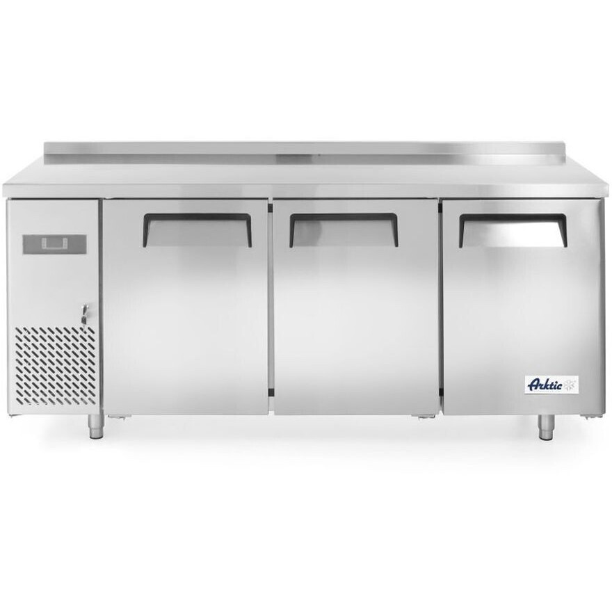 Hendi 233399 Tiefkühltisch - Dreitürig, Kitchen Line 390 L