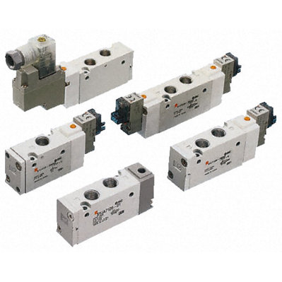 4-Stationen Ventilverteiler G1/4 - SMC Serie SS5YJ 4-Stationen Ventilverteiler G1/4 - SMC Serie SS5YJ