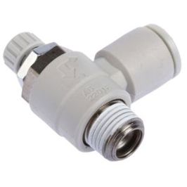 Durchflussregler mit Außengewinde | Drehzahlregelung | Rohr-Ø 6mm | 1MPa Durchflussregler mit Außengewinde | Drehzahlregelung | Rohr-Ø 6mm | 1MPa