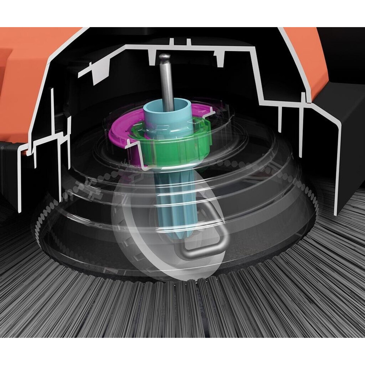 Haaga 497 Profi Kehrmaschine