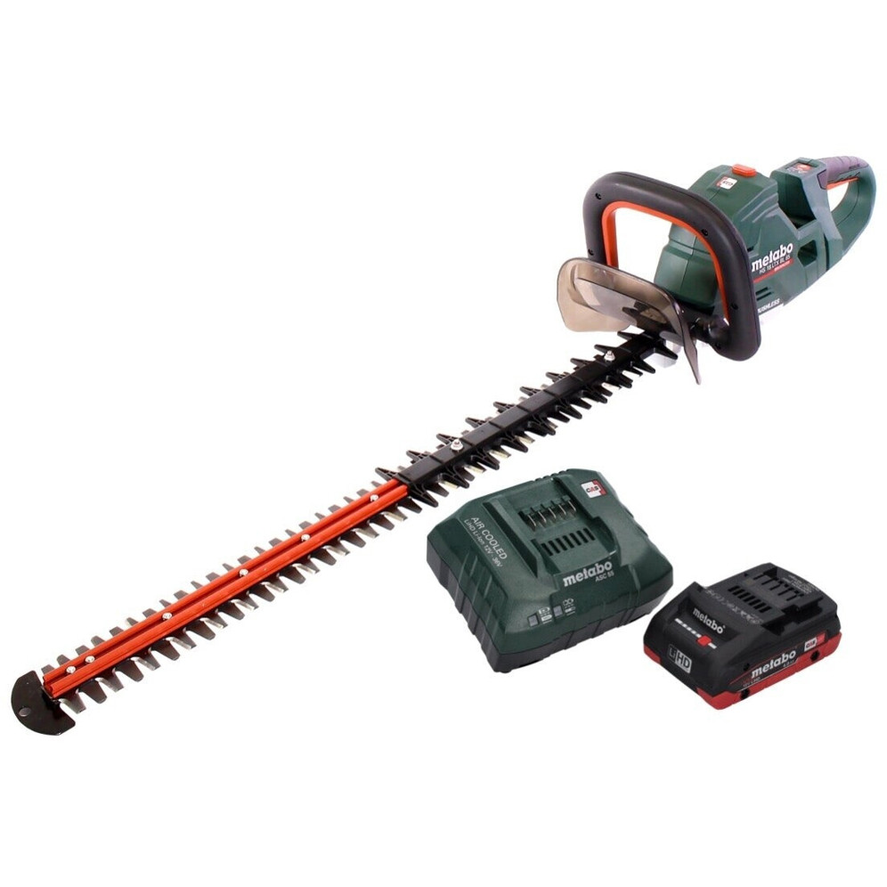 Metabo HS 18 LTX BL 75 Brushless Heckenschneider mit 1x 4Ah Akku und Ladegerät Metabo HS 18 LTX BL 75 Brushless Heckenschneider mit 1x 4Ah Akku und Ladegerät