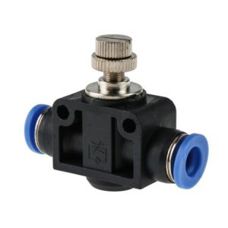 Durchflussregler 8mm - Rohr-Ø 8mm - 9.9 kgf/cm² - 990 kPa Durchflussregler 8mm - Rohr-Ø 8mm - 9.9 kgf/cm² - 990 kPa