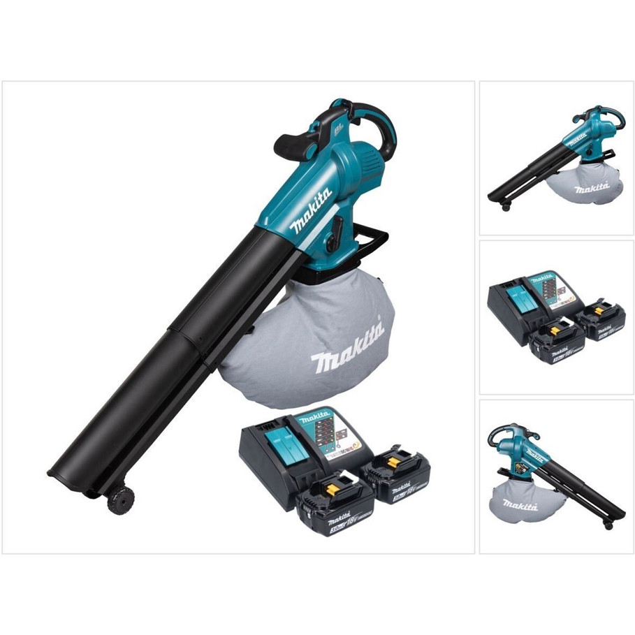 Makita DUB187 RF2 Laubsauger Set - 18V, 2x Akku 3,0Ah & Ladegerät Makita DUB187 RF2 Laubsauger Set - 18V, 2x Akku 3,0Ah & Ladegerät