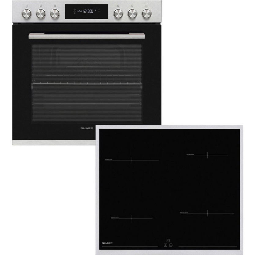 Sharp K-72P51INH-EU Einbauherd mit Kochfeld