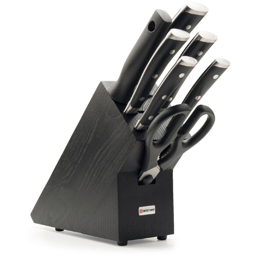 Wüsthof Classic Ikon 7-teiliges Messerblock-Set