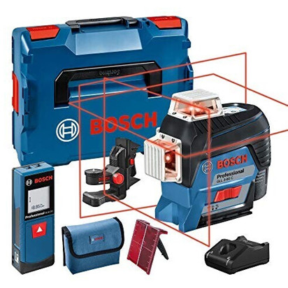 Bosch GLL 3-80 C Professional Laser Level Set mit GLM 20 Bosch GLL 3-80 C Professional Laser Level Set mit GLM 20