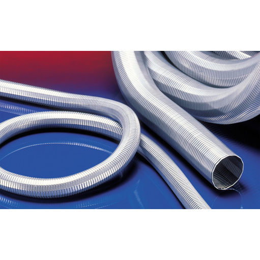 ELECTRICALLY CONDUCTIVE METAL HOSE - 80mm Diameter, 2.5m Length, Up to +120°C