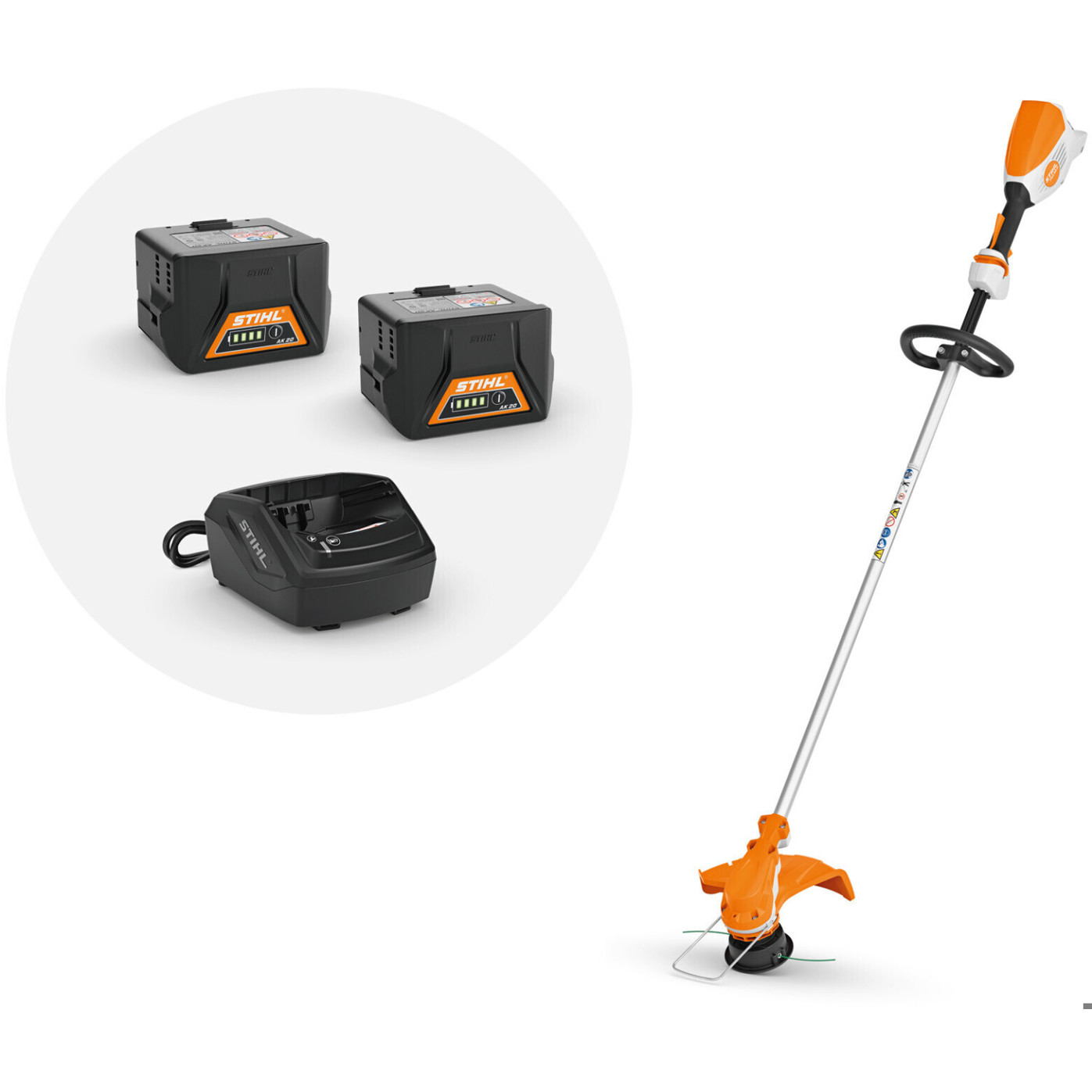 Stihl FSA 60 Set - 2x Akku AK 20 & Ladegerät AL 101 | Motorsense