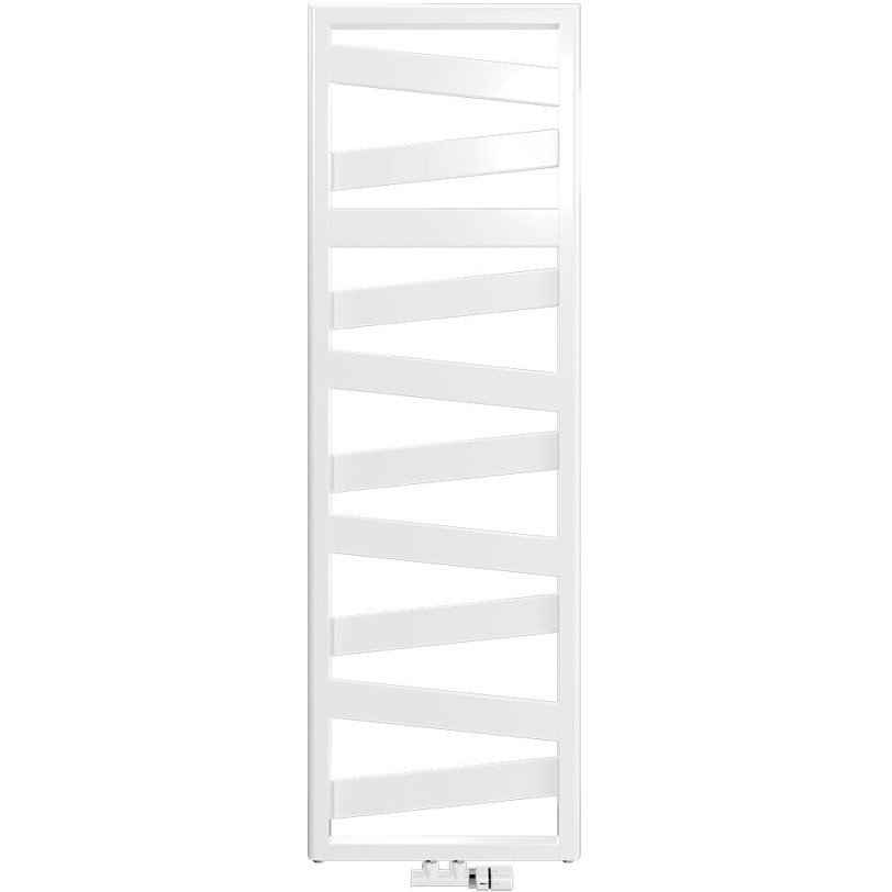 Zehnder Ribbon Heizkörper - Warmwasser/Mischbetrieb - H: 156,7 cm x B: 50 cm - Weiß - 621 Watt