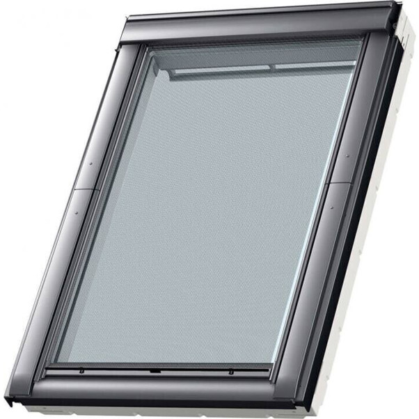 Velux Hitzeschutzmarkise Außen - Uni Schwarz 5060 | 94x140 cm (PK08) - Ideal für Rollos