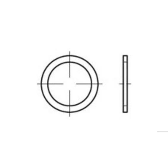 TOOLCRAFT Kupferdichtring TO-5454426 - 14mm DIN 7603