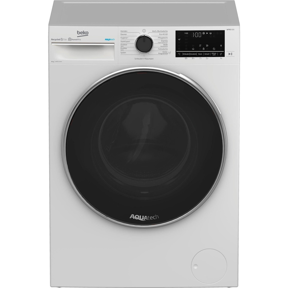 Beko Waschmaschine B5WFU58418W – Energieeffizient & Modern