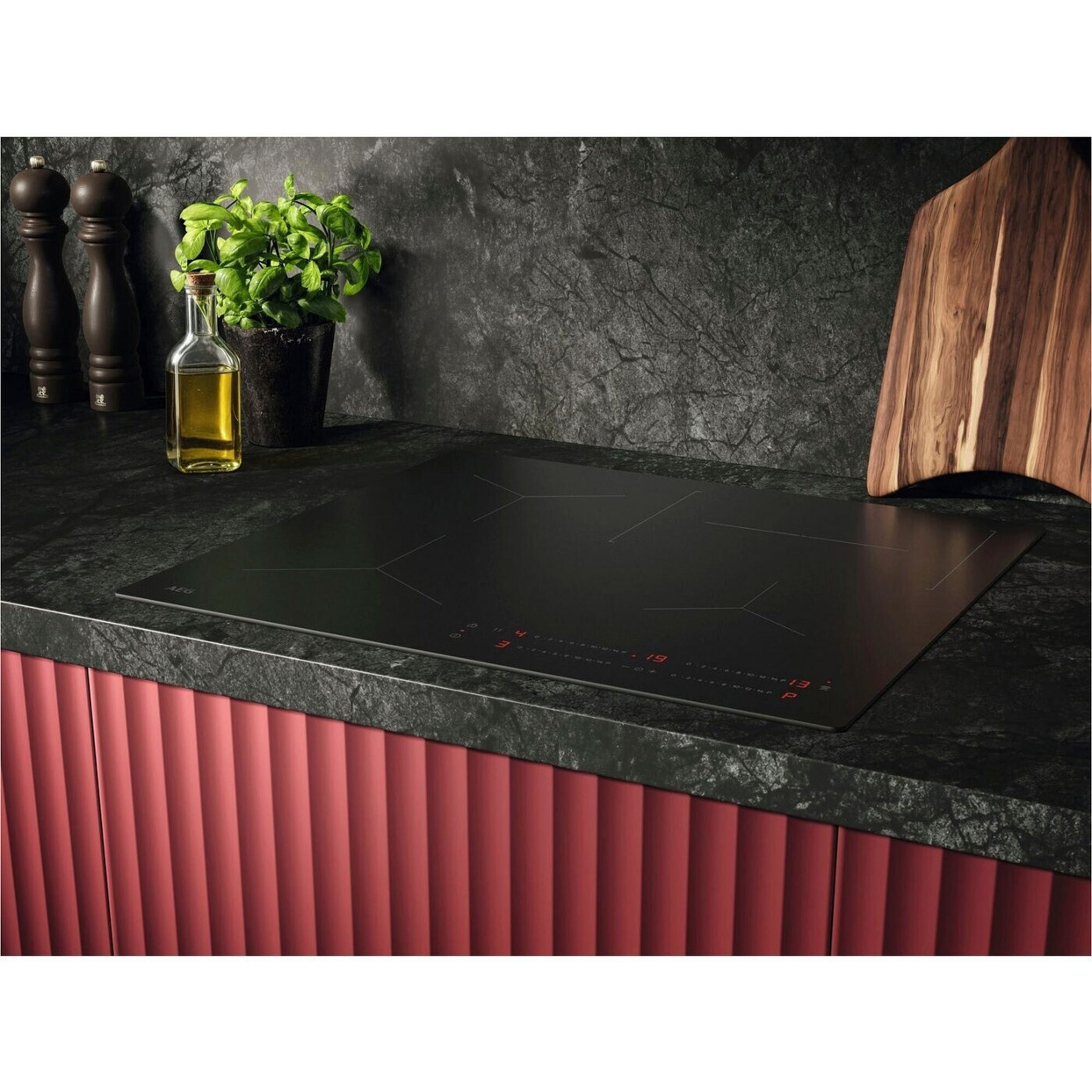 AEG TO64IC0FIT Induktionskochfeld - 60 cm, mit integriertem Dunstabzug