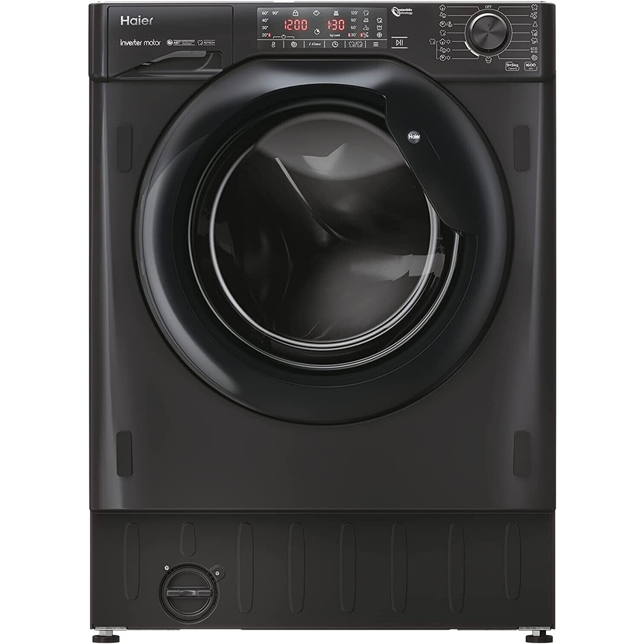 Haier HWDQ90B416FWBB-S 9 kg Waschtrockner - Energieeffizient und platzsparend