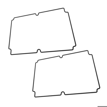 Silikondichtung schwarz - (L x B x H) 171 x 121 x 2 mm - passend für Serie 1550Z Silikondichtung schwarz - (L x B x H) 171 x 121 x 2 mm - passend für Serie 1550Z