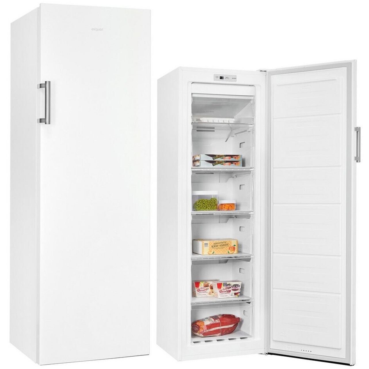 Exquisit GS271-NF-H-010D - Weißer Gefrierschrank mit hoher Energieeffizienz