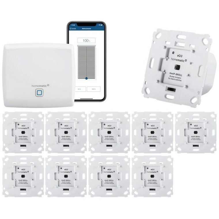 Homematic IP Access Point Set 244550A - Rollläden (10er Pack)