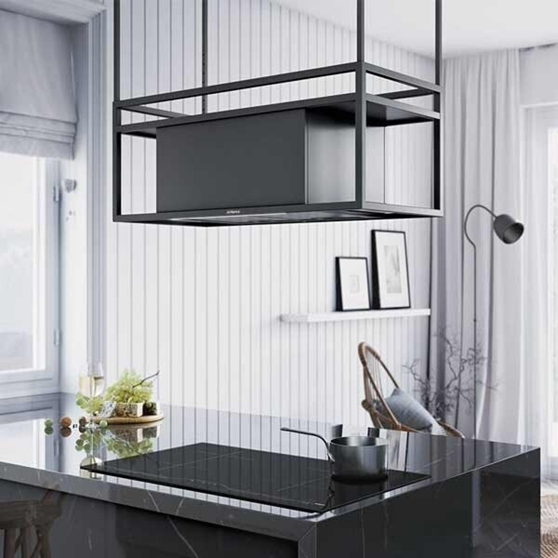 Airforce Q-BIC ISOLA Inselhaube - Dunstabzugshaube für moderne Küchen