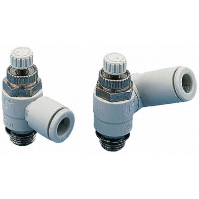 Durchflussregler mit Außengewinde | Drehzahlregelung | Rohr-Ø 6mm, 1MPa Durchflussregler mit Außengewinde | Drehzahlregelung | Rohr-Ø 6mm, 1MPa