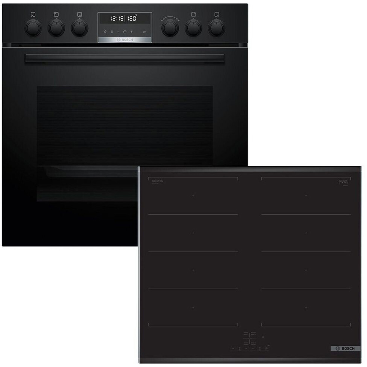 Bosch Einbauherd Set HND679LS67 (HEB578BB4 + NXX675CB5E) Bosch Einbauherd Set HND679LS67 (HEB578BB4 + NXX675CB5E)