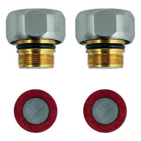 GROHE Rückflussverhinderer Set - 2 Stück, Supersteel (47189DC0)