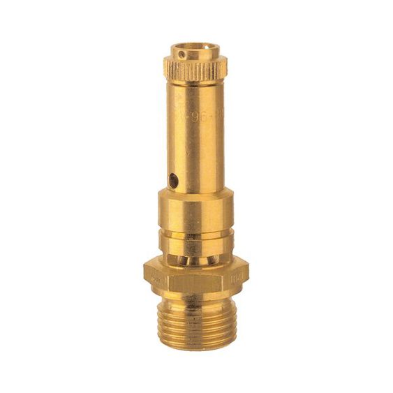 Überdruckventil DN 8 aus Messing - G 3/8 - Ansprechdruck 16 bar Überdruckventil DN 8 aus Messing - G 3/8 - Ansprechdruck 16 bar