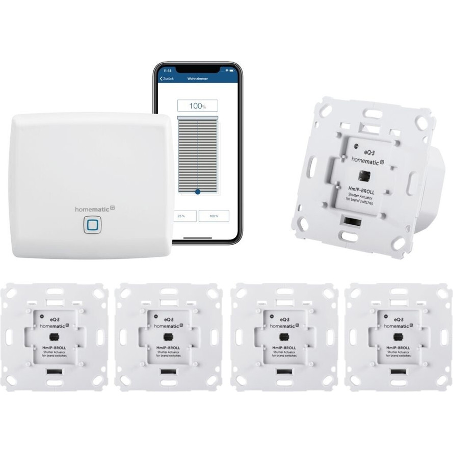 Homematic IP Access Point 244210B Set - Smart Home Rollläden Steuerung