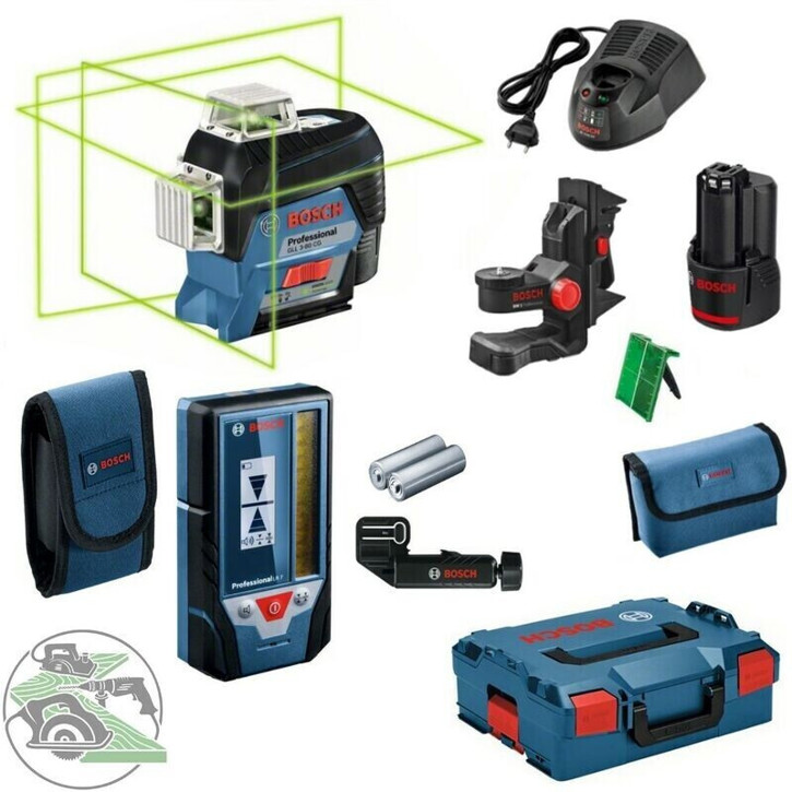 Bosch GLL 3-80 CG Kreuzlinienlaser - Präzision und Vielseitigkeit für Baustellen (91037) Bosch GLL 3-80 CG Kreuzlinienlaser - Präzision und Vielseitigkeit für Baustellen (91037)