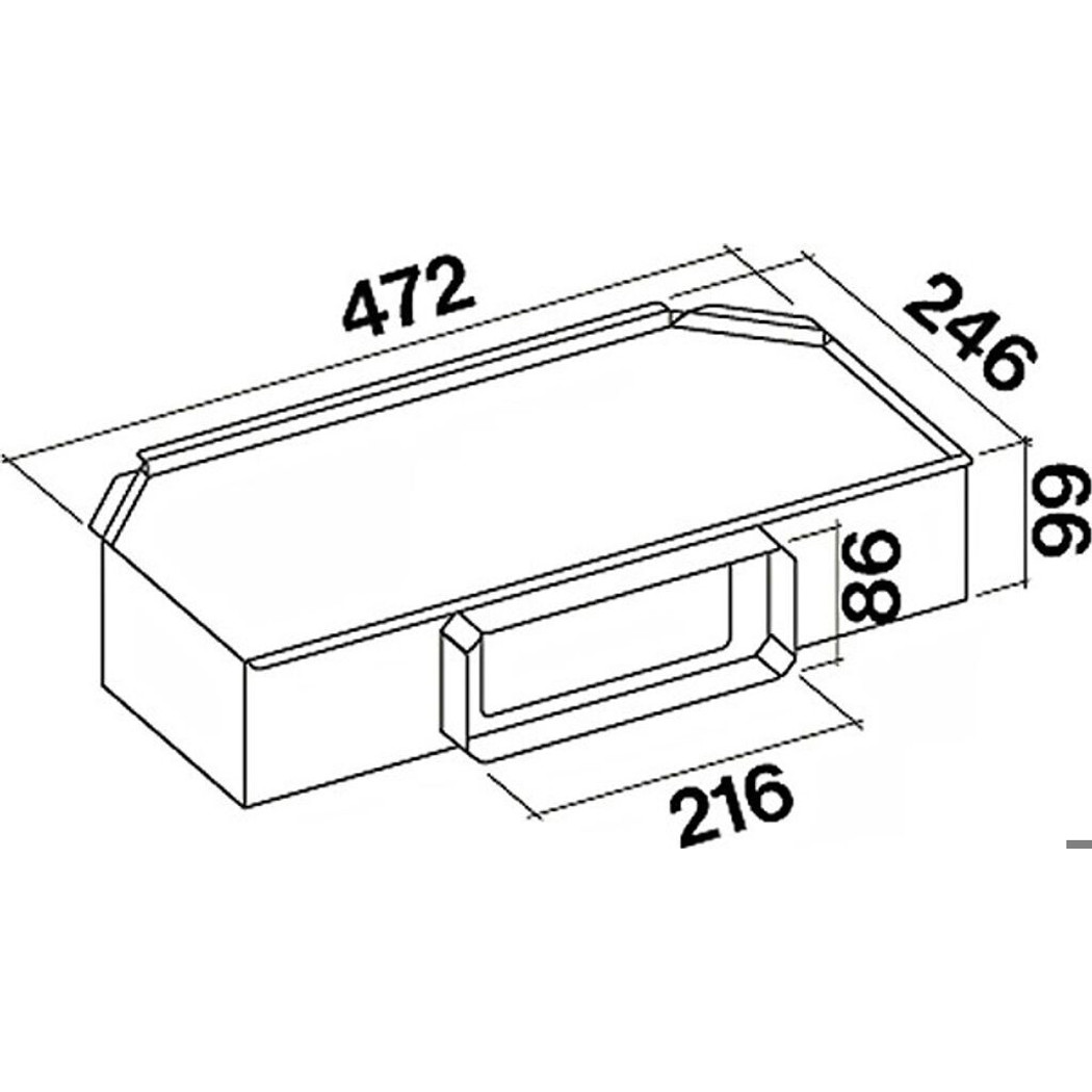 Falmec Down Draft - Dunstabzugshaube Zubehör Modell 101057