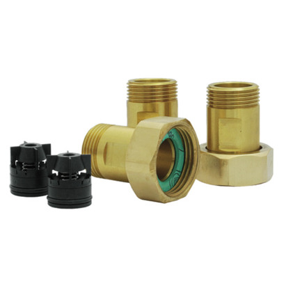 ESBE Verschraubungssatz KTD312 G1/4" / R1" mit 2 Rückflussverhinderern - Optimaler Schutz vor Rückfluss ESBE Verschraubungssatz KTD312 G1/4" / R1" mit 2 Rückflussverhinderern - Optimaler Schutz vor Rückfluss