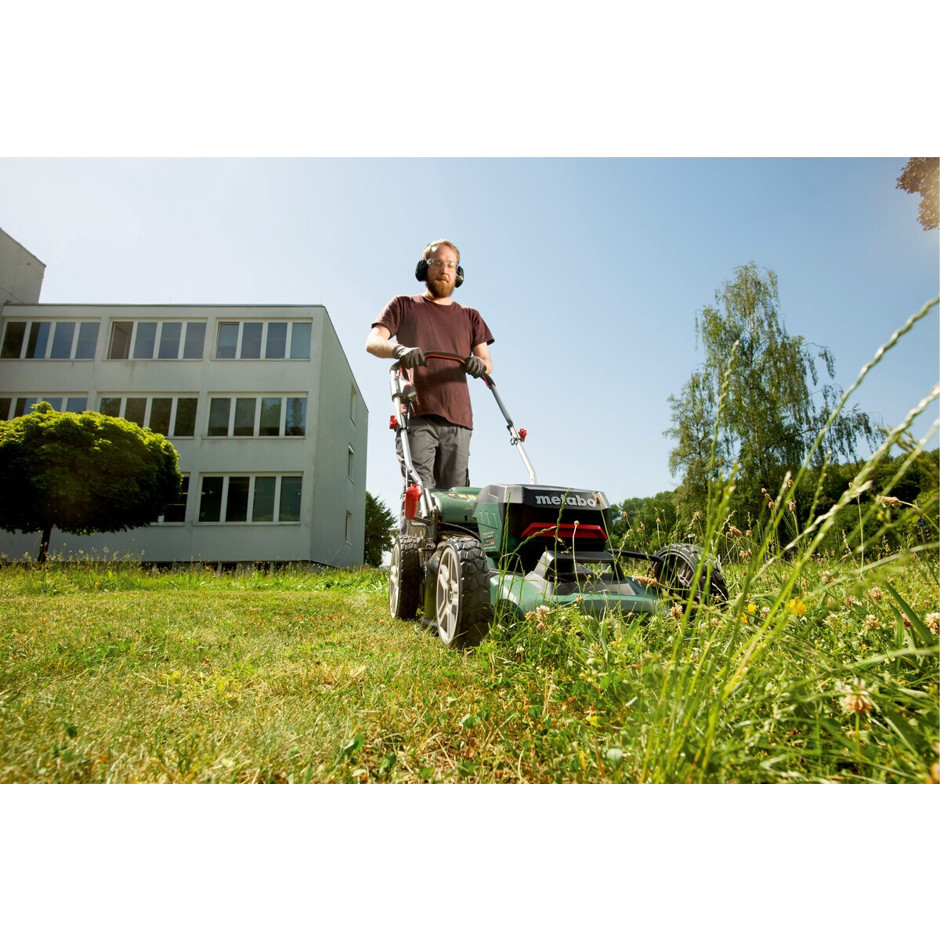 Metabo RM 36-18 LTX BL 46 - Rasenmäher mit 2 Akkus & Ladegerät
