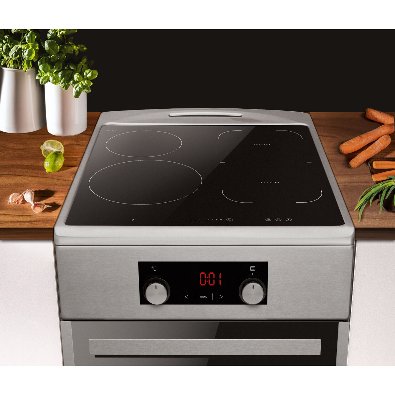 Amica SHI 905 150 E - Elektroherd mit integriertem Ceranfeld Amica SHI 905 150 E - Elektroherd mit integriertem Ceranfeld