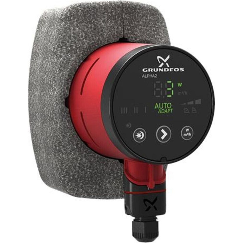 Grundfos Alpha2 25-60 Heizungspumpe (130mm) - Effiziente Heizungsregelung Grundfos Alpha2 25-60 Heizungspumpe (130mm) - Effiziente Heizungsregelung