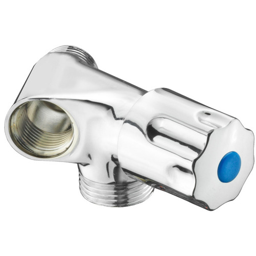 Einfachventil 1/2" mit Rückflussverhinderer - Verchromt Einfachventil 1/2" mit Rückflussverhinderer - Verchromt