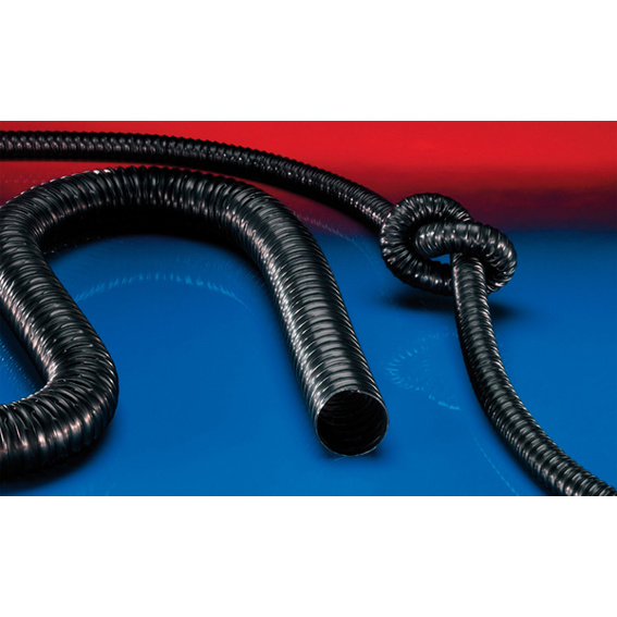 Leichter und verstärkter PU-Schlauch - Antistatisch - Schwarz - Ø 50mm - L: 10m