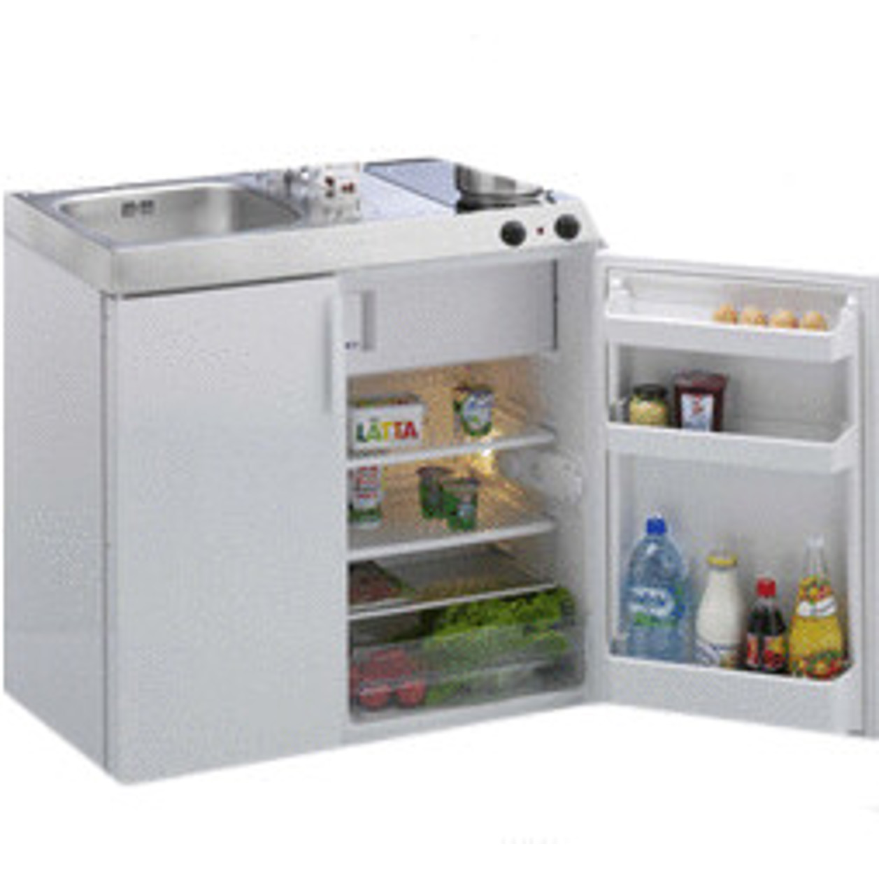 Stengel MKC 90 Glaskeramik – Elegante Kompaktküche für kleinen Raum