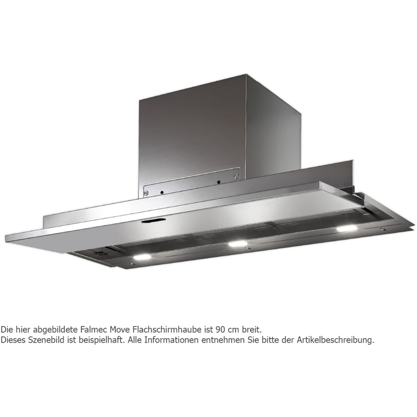 Falmec Move 90 - Weiße Dunstabzugshaube
