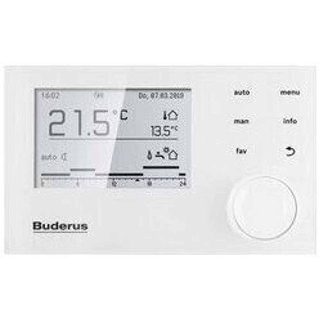 Buderus Logamatic EMS Plus RC310 - Weiß (Modell 7738113410) | Heizungszubehör