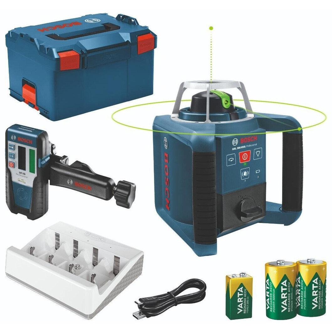 Bosch GRL 300 HVG + LR 1 G Baulaser in L-BOXX (0601061704)
