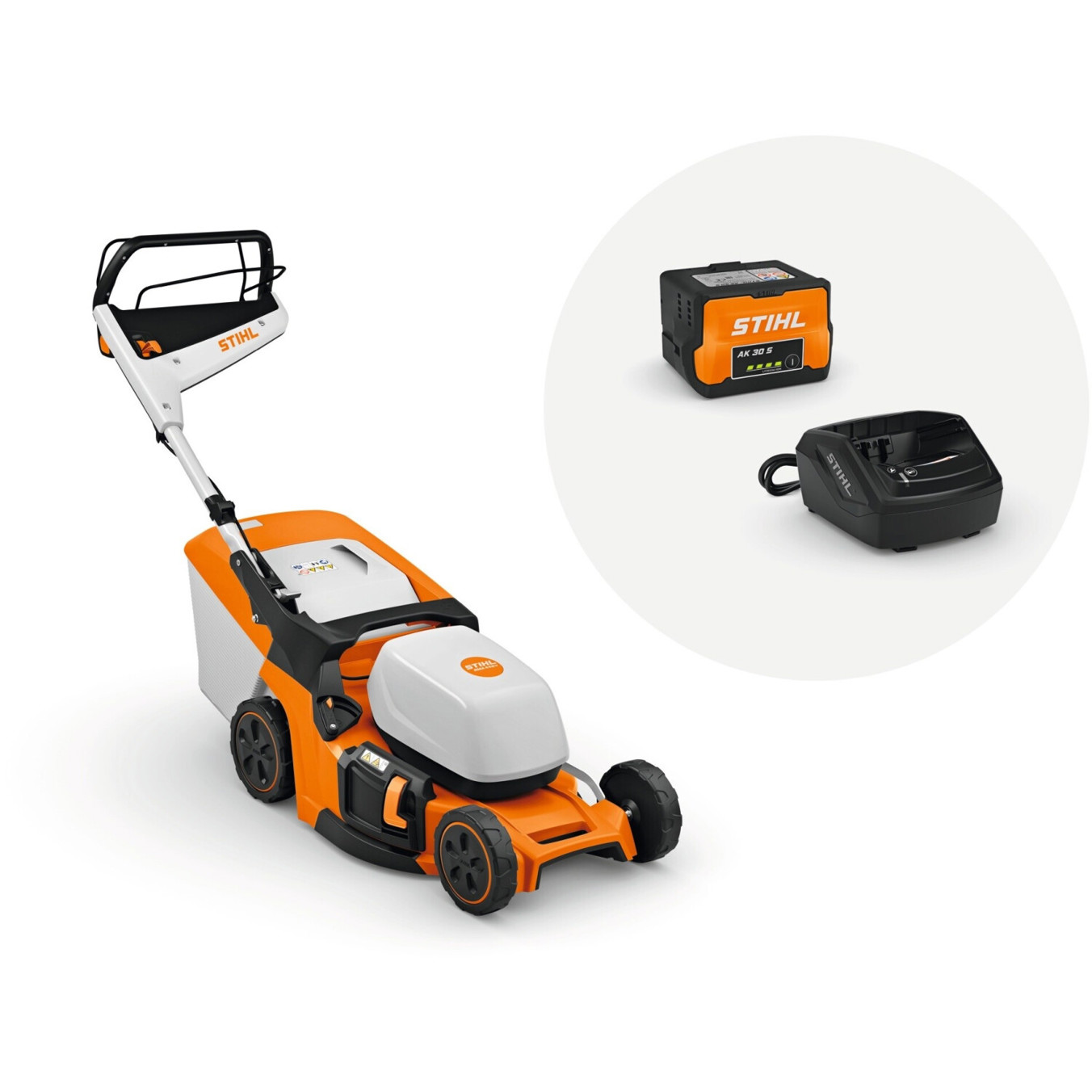 Stihl RMA 448 V Akku Rasenmäher Set mit AK 30 S und AL 101