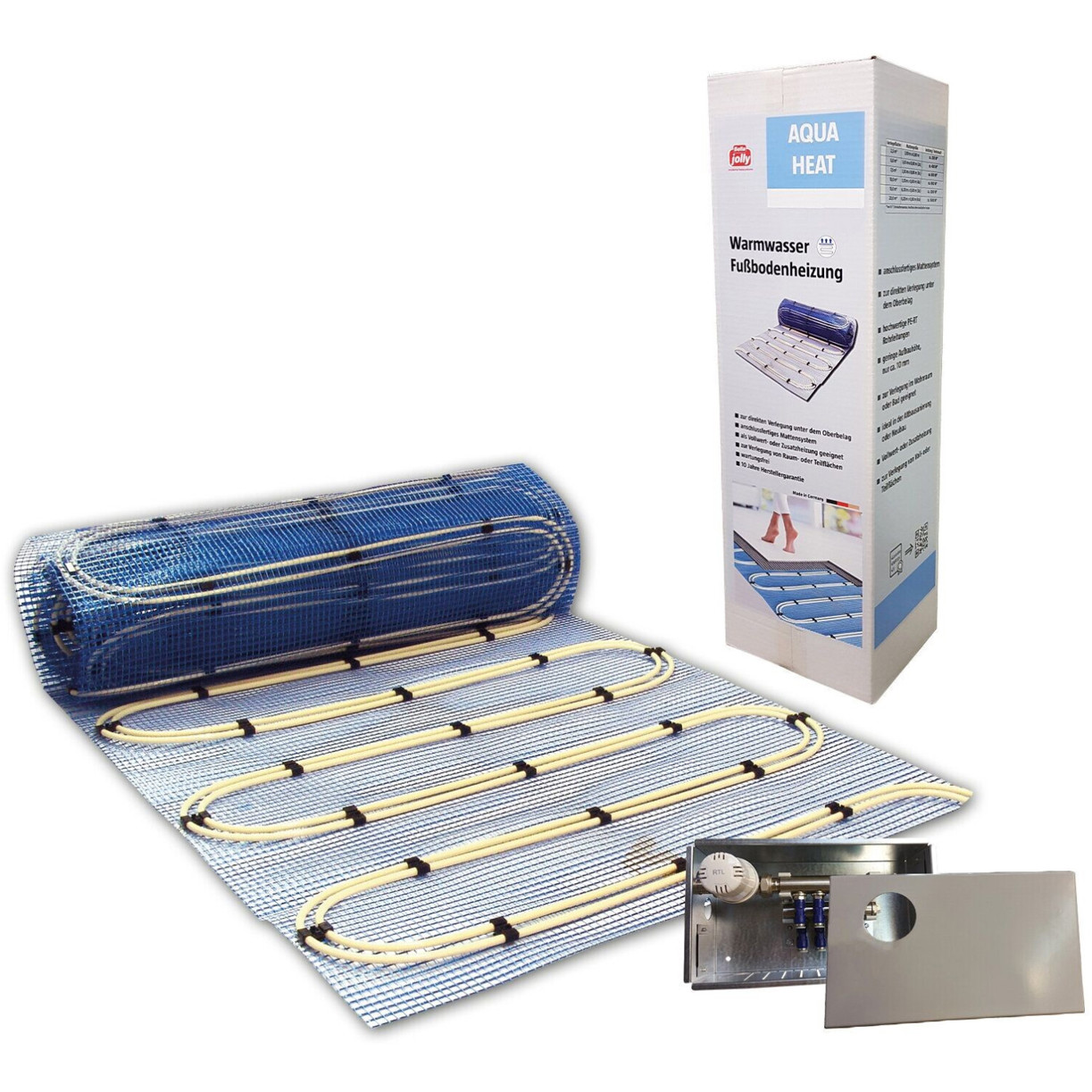 Jollytherm Aquaheat Heizmatte - 100W/m² für 10m² Fläche