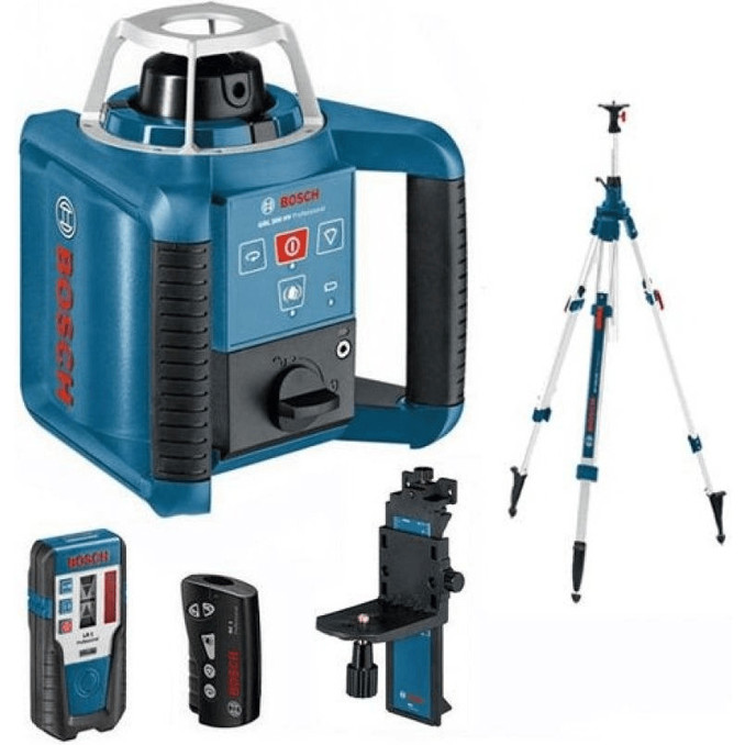 Bosch GRL 300 HVG Professional Baulaser Set mit RC1, WM4 und LR 1G (0 615 994 04B)