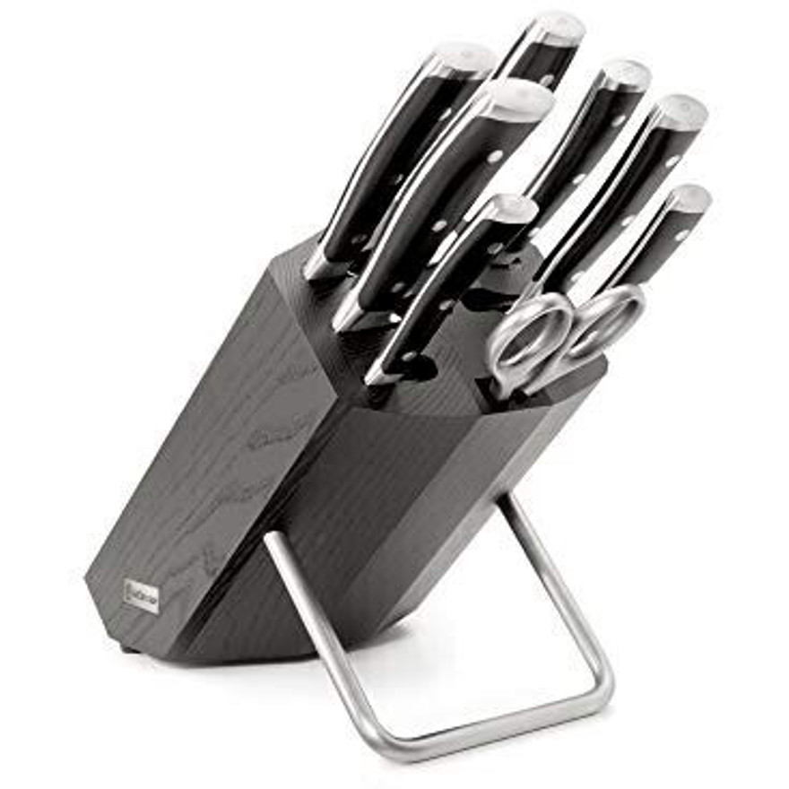 Wüsthof Classic Ikon Messerblock - 8-teiliges Set für Profiköche & Küchenliebhaber Wüsthof Classic Ikon Messerblock - 8-teiliges Set für Profiköche & Küchenliebhaber